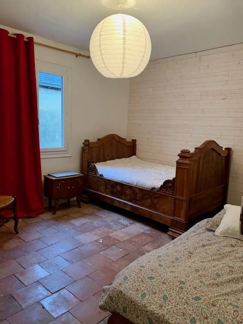 chambre 2 lits simples