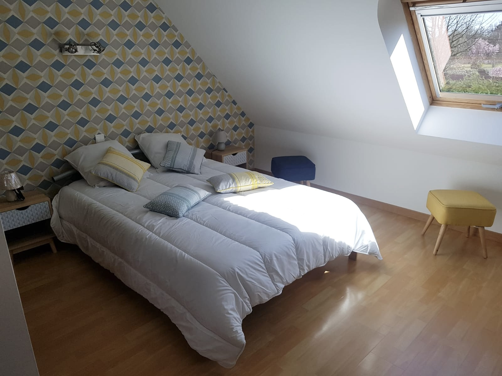 Chambre double - à 15 min du circuit
