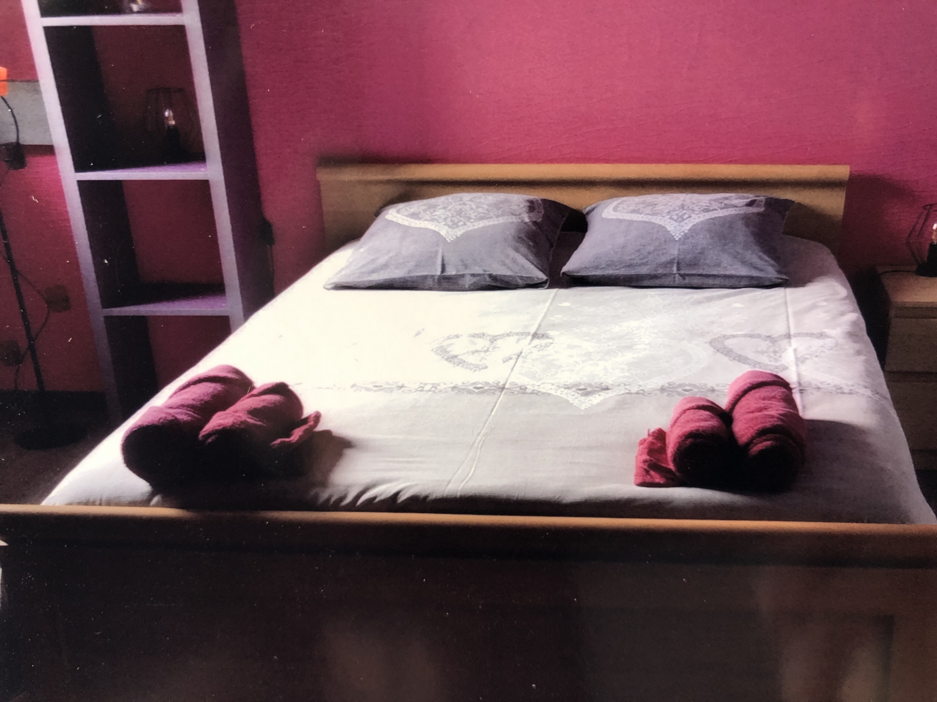 chambre double rose
