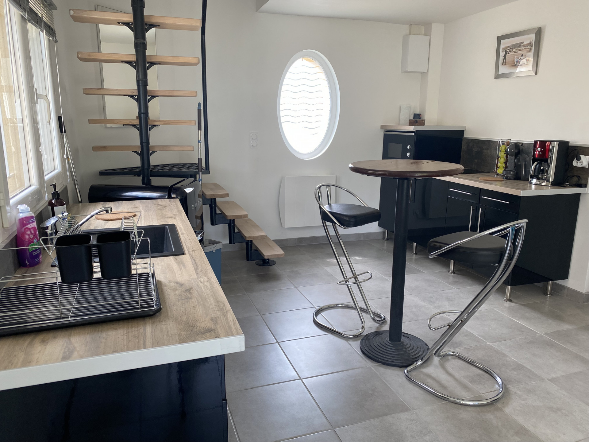 Cuisine ouverte sur salon
