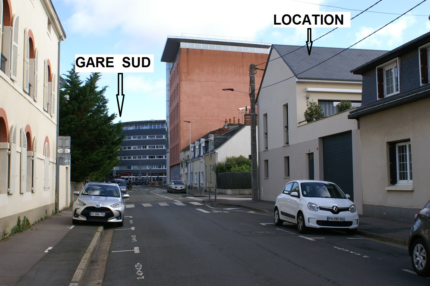 Maison vue rue
