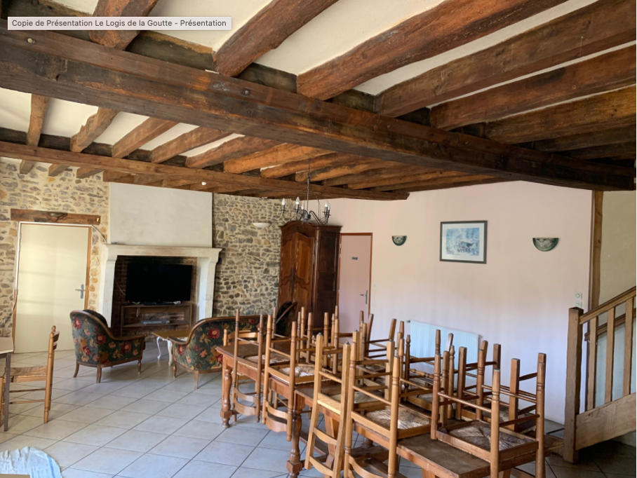 small reception hall group gite 20 minutes from the circuit
