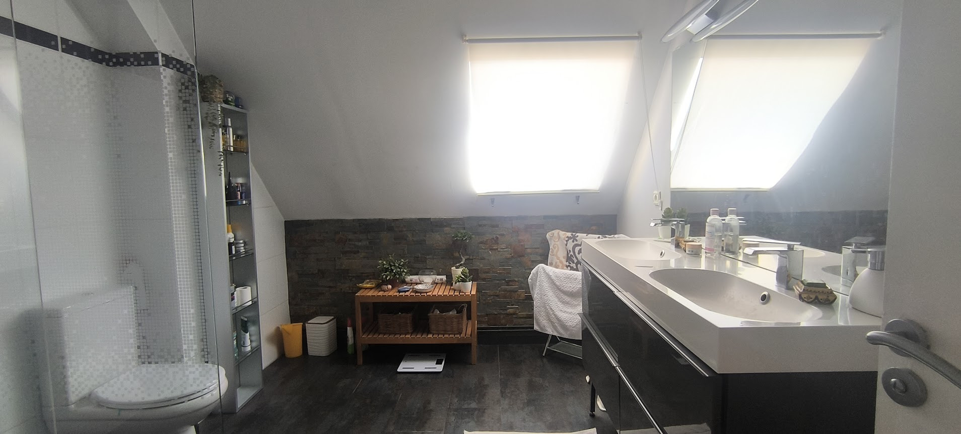 salle de bain- villa à 27mn du circuit
