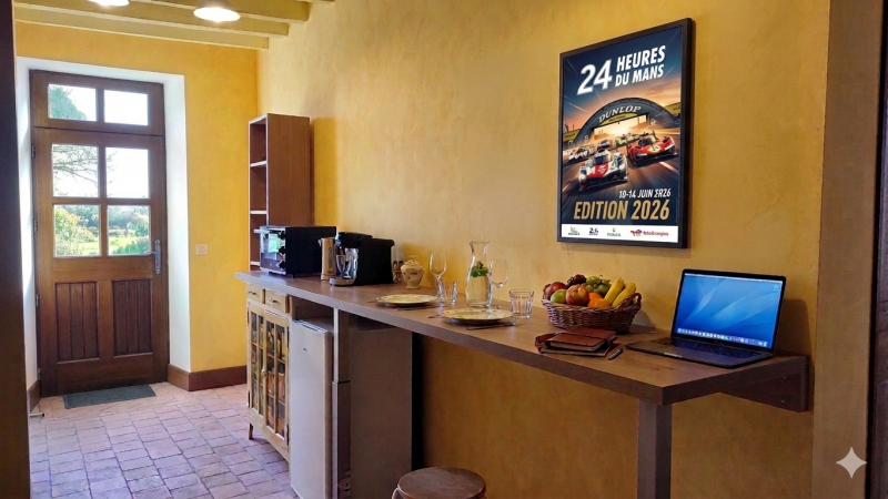 Chambre d'hôtes avec salle de bain à partager à 15 minutes du Circuit des 24 Heures