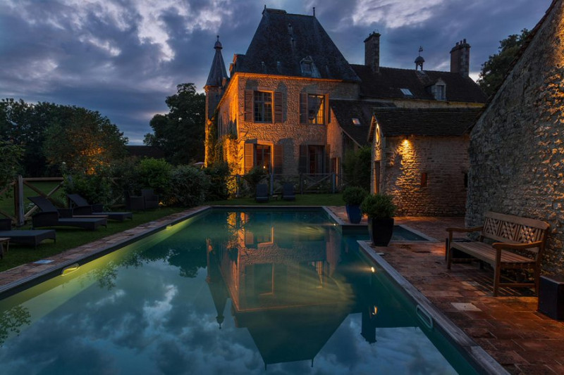 Outdoor castle by night Outdoor castle by night