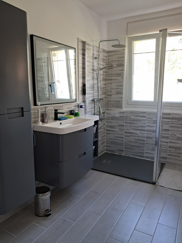 salle de bain - Maison d'hôtes à proximité du virage d'Arnage