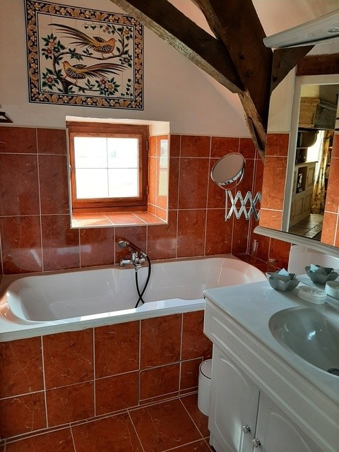 salle de bain rouge salle de bain rouge