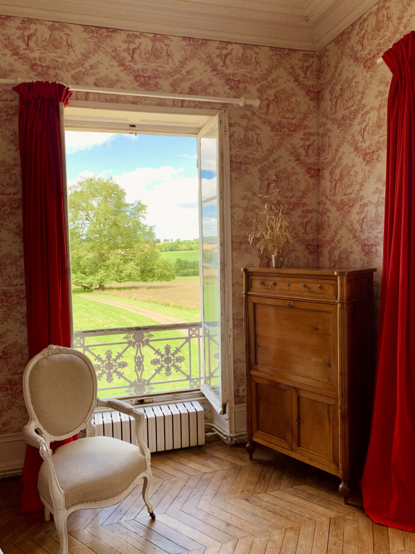 Double bedroom view - cottage in the heart of nature Double bedroom view - cottage in the heart of nature